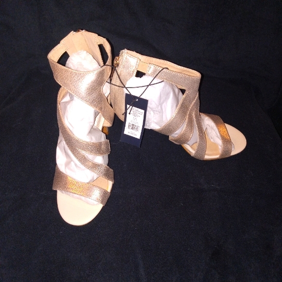 Golf French connection heeled sandals - Picture 1 of 8